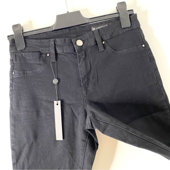 Blank NYC Black Fray Ankle Jeans NWT - Picture 4 of 12